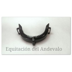 Muserola tres pasadores de metal viva