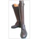 Bota hipica modelo 1574 con cremallera delantera, hebilla y protección de estribo.