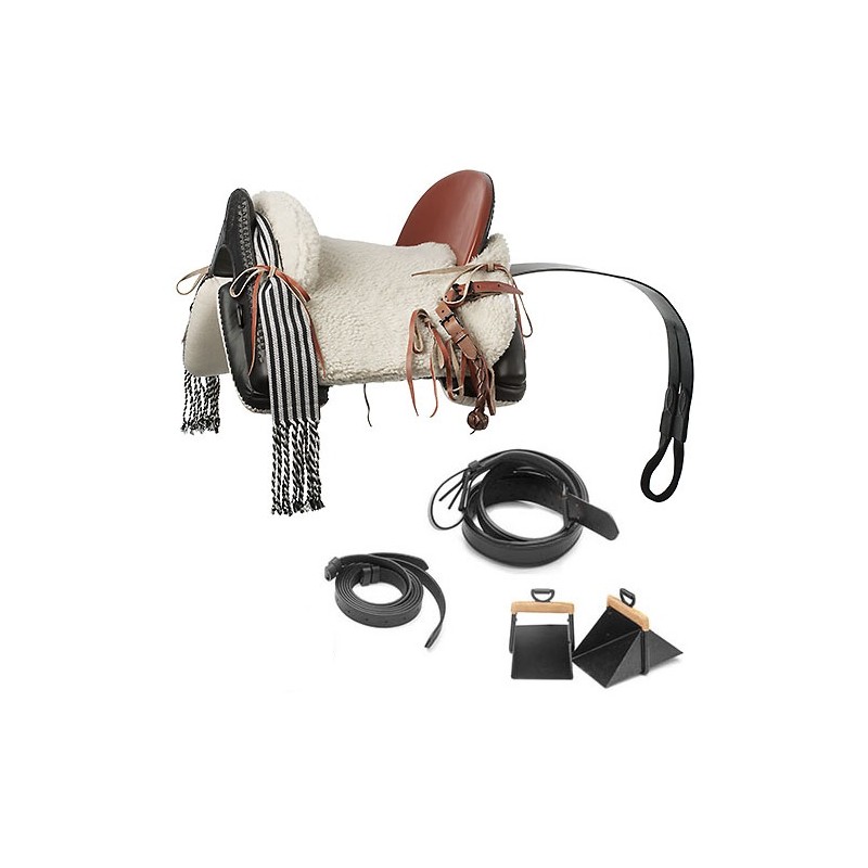 Montura Vaquera Mixta Niño Eco (equipo completo).